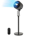 Quiet Oscillating Pedestal Fan, 90ft Powerful Airflow for Large Rooms & Garages, 32 Speeds & 3 Modes, 12H Timer, Remote Controlled Floor Fan for Bedroom Home Office