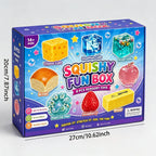 8-Pack Stress Relief Fidget Toys Set, Sensory Squishy Toys for Kids & Adults, Slow-Return Malt Sugar Material, Creative Party Favors & Anxiety Relief Bundle