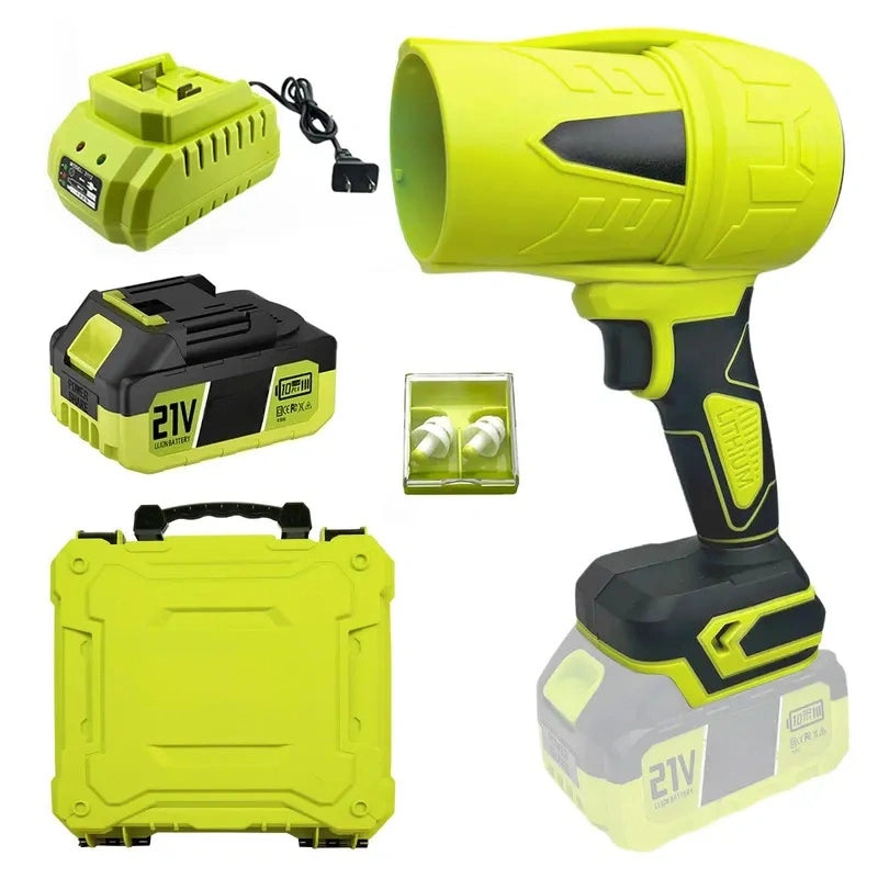 Powerful Cordless Turbo Jet Blower: Air Duster for Car Drying, Garden, Snow, Father's Day Gift