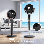 🔥Summer Sale 45% OFF |Ultra-Quiet DC Motor Pedestal Fan: 16 Speeds, 120° Oscillation & Remote Control
