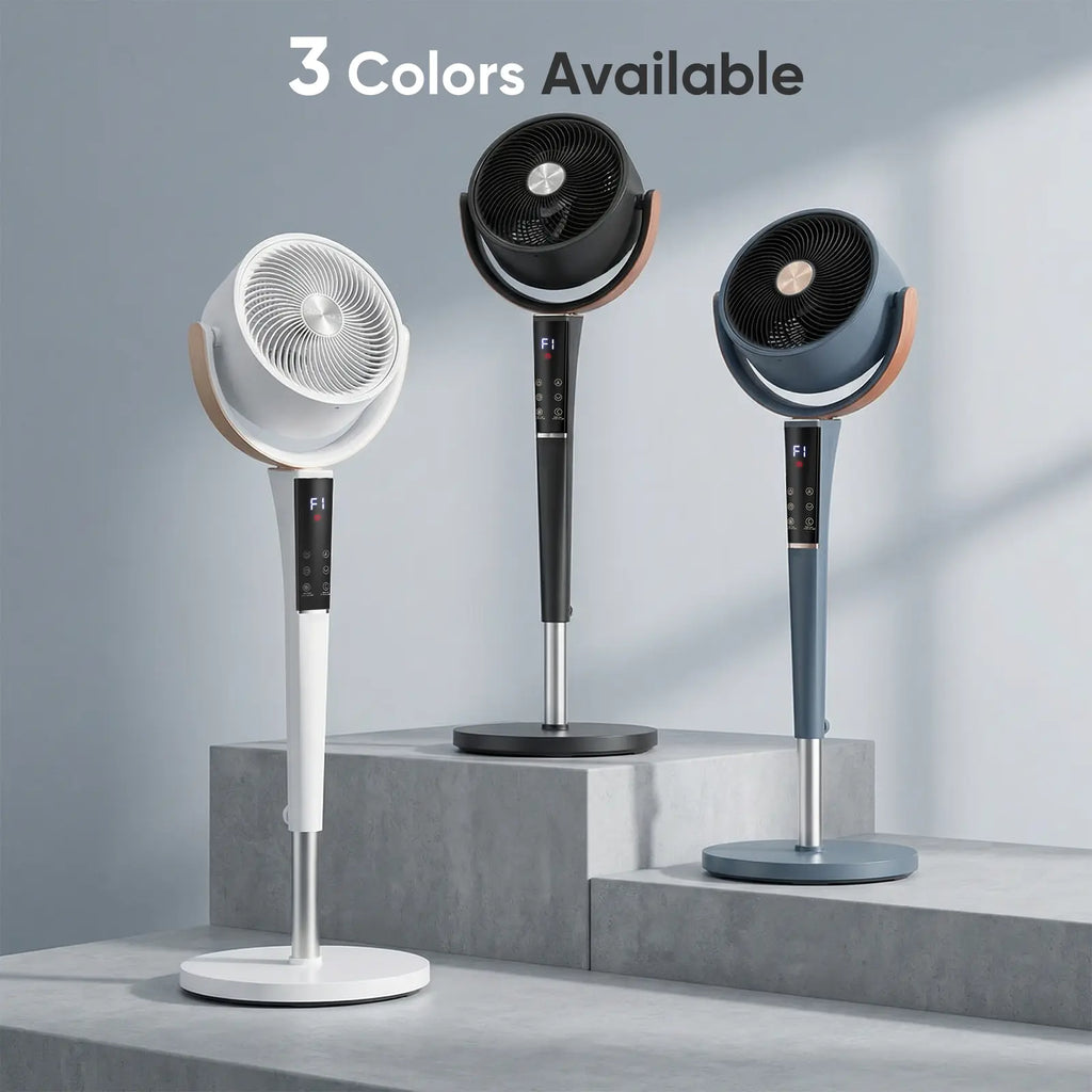 🔥Summer Sale 45% OFF |Ultra-Quiet DC Motor Pedestal Fan: 16 Speeds, 120° Oscillation & Remote Control