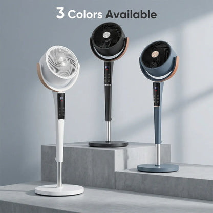 🔥Summer Sale 45% OFF | Quiet DC Motor Standing Fan, 120° Oscillating Pedestal Fan with Remote, 16 Speeds, 20dB