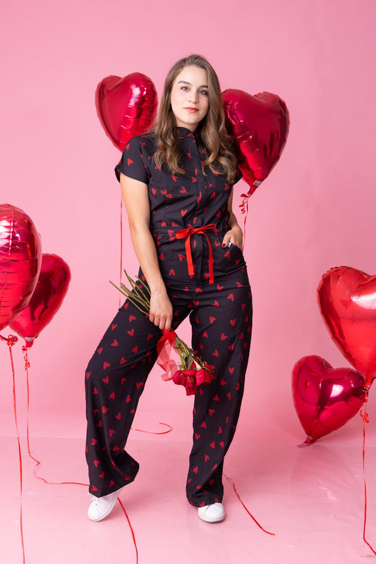 Rebel Lovely Scrub Jumpsuit