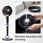 🔥Summer Sale 45% OFF |Ultra-Quiet DC Motor Pedestal Fan: 16 Speeds, 120° Oscillation & Remote Control