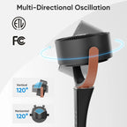 🔥Summer Sale 45% OFF |Ultra-Quiet DC Motor Pedestal Fan: 16 Speeds, 120° Oscillation & Remote Control